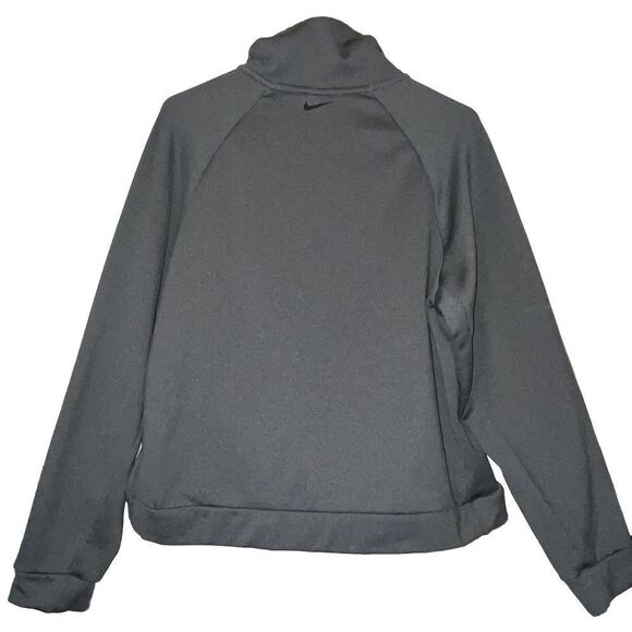 Nike Sweatshirt Womens M Gray All Time Half Zip Fleece Lined‎ Pullover Mock Neck - Picture 8 of 11